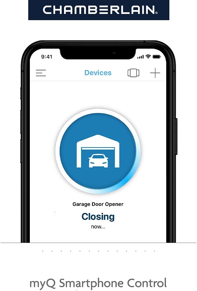 Chamberlain B4603T MYQ Smart Garage Door Opener, Ultra Quiet Belt Drive, 3/4-HP Motor - Quantity 1