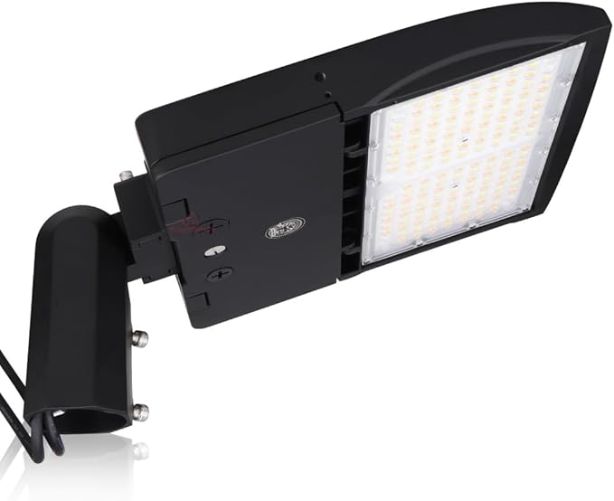 RuggedGrade 100W - NextGen IV Series LED Parking Lot Lights - Color Selectable 30K/40K/50K - Slip Fit - Black