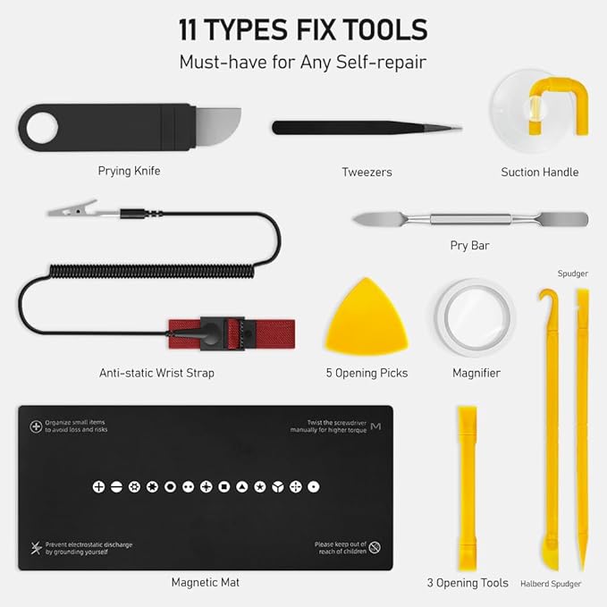 Precision screwdriver set,70 in 1 mini tool kit,with 42 magnetic bit,Small screwdriver set for Pc,laptops,Tablets,Electronics,Apple watches,Computers, LCD screens,Phone repair tool