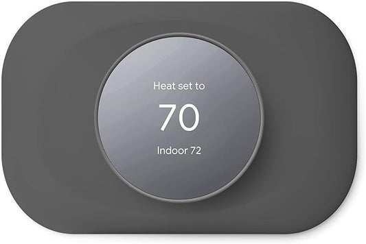 Compatible with Google Nest Thermostat 2020 Wall Plate Cover - Petrichor Nest Thermostat Trim Kit, Made for Google Nest Thermostat 2020, Cover Imperfections Easy to Install - Charcoal