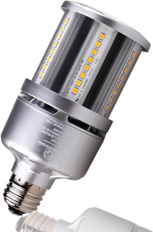 RuggedGrade Aries S Series 18W LED Corn Bulb | 2,430 Lumens | 5000K Daylight | E26 Base | Built-in 6KV Surge Protection | Indoor/Outdoor Retrofit Light | DLC 5.1 Premium