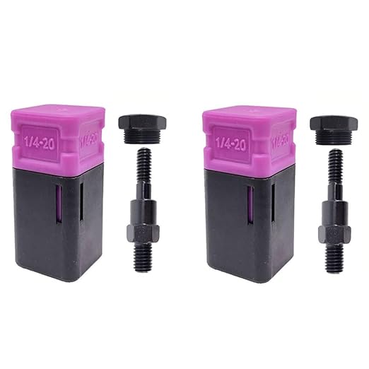 2PCS Riveting nut Tool Replacement Mandrel, Metric and SAE Mandrel (1/4-20)
