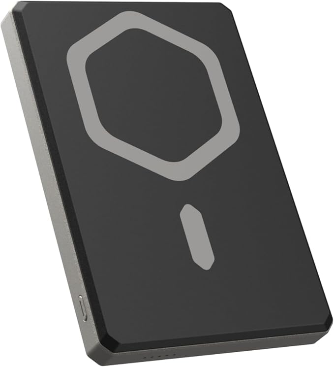 URBAN ARMOR GEAR UAG 5000mAh Power Bank SRGE 20W USB-C Slim Magnetic Wireless Portable Charger Fast Charging Battery Pack w/Kickstand Compatible with iPhone 16, Samsung Galaxy S25, Titanium