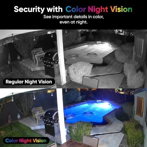 WYZE Cam v4, 2.5K QHD WiFi Indoor/Outdoor Smart Home Security Camera, Pet/Baby Monitor, Motion Activated Spotlight/Siren, Color Night Vision, 2-Way Audio, Works with Alexa & Google, Free Expert Help