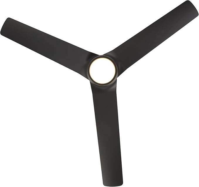 WAC Smart Fans Mocha Indoor and Outdoor 3-Blade Smart Home Ceiling Fan 54in Oil Rubbed Bronze with 3000K LED Light Kit and Remote Control works with Alexa and iOS or Android App