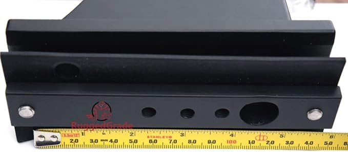 RuggedGrade Arm Mount Bracket | Compatible with NextGen II, NextGen III, Kivo Series, Revati 1 Series | Outdoor Light Pole Accessory | Black | DLC 5.1 Premium