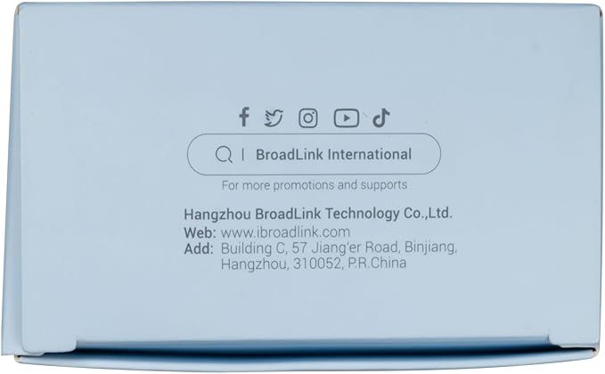 BroadLink RM4mini Smart Remote Hub with Sensor Cable -WiFi IR Blaster for TV Remote, Smart AC Controller, Works with Alexa/Google Home/IFTTT