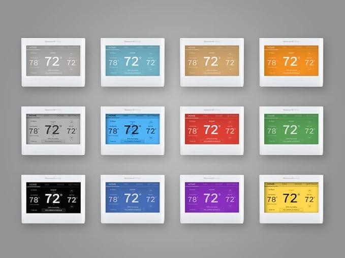 Honeywell Home Smart Color Wi-Fi Programmable Touch Screen Thermostat, Energy Star, Alexa Ready, White - C-Wire Required, Not Compatible with Line Volt Heating, RTH9600WF