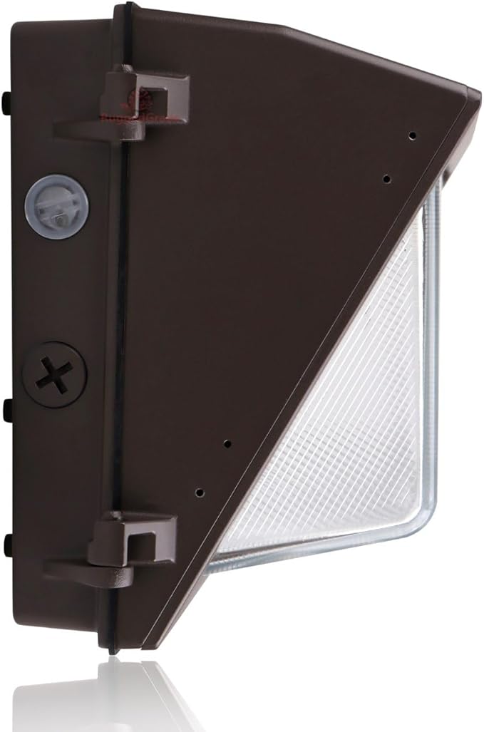 RuggedGrade - Durado Series - Semi Cut-Off - Outdoor LED Wall Light - DLC 5.1 Premium (Color Selectable - 3000K/4000K/5000K, 100W-LED with Photocell+Motion Sensor - Durado IV)