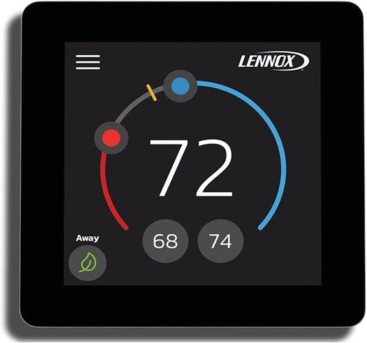 Lennoxe L40 Dual Fuel 1 Stage Heat 1 Stage Cool Touchscreen Smart Programmable WiFi Thermostat with Auxiliary/Emergency Heat Options