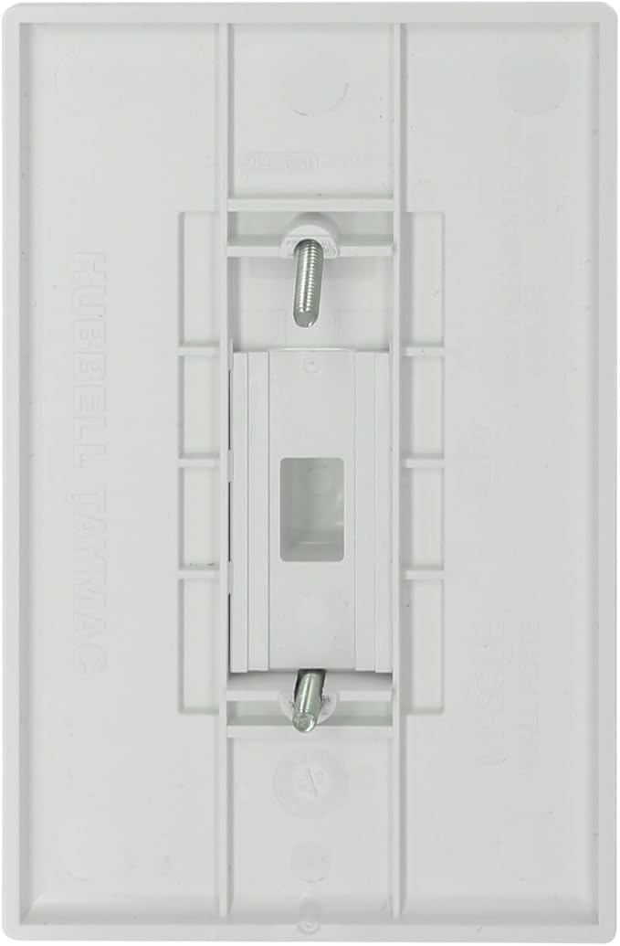 Taymac 2670W Revive Device Wall Plates 1-Gang Masque Decorator Cover, White