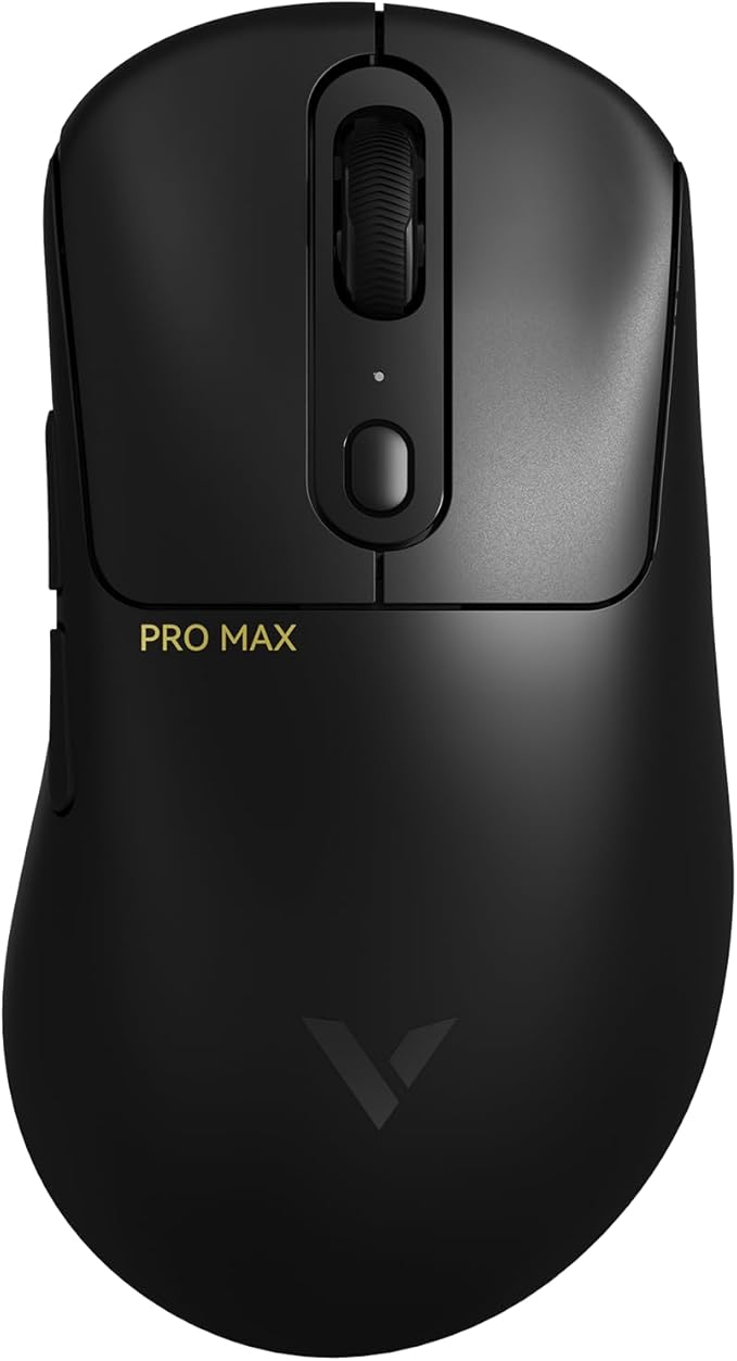 Rapoo VT3PRO MAX Wireless Gaming Mouse, 59g Superlight, 8KHz Polling, PAW 3950 Ultimate Optical Sensor, 30K Independent X/Y DPI, 1+8 Programmable Buttons, 200H Battery Life, Classic Shape, PC, Black