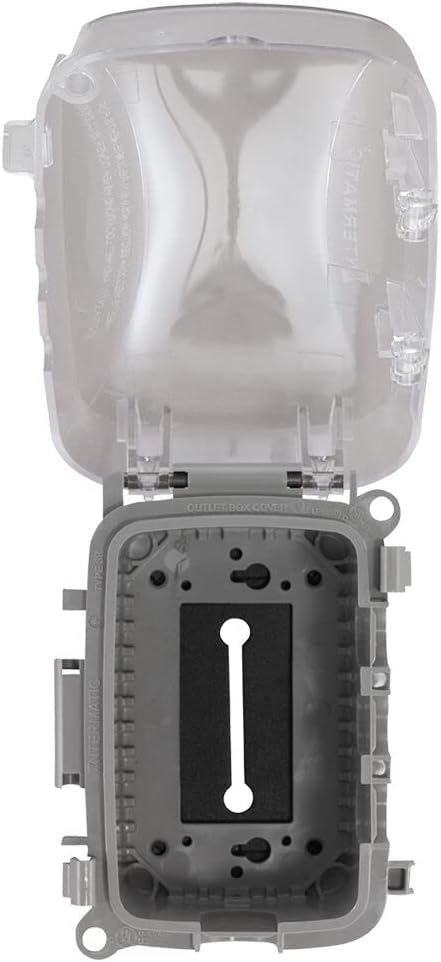 Intermatic WP5100C Extra-Duty in-Use Electrical Outlet Cover - Single Gang, Versatile Outdoor Receptacle Cover - Secure and Weatherproof Design for Outdoor GFCI Outlets, Durable Plug Cover - 2.75"
