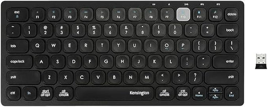 Kensington Multi-Device Dual Wireless Compact Keyboard - Black (K75502US)