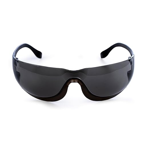 Adapt Moldex Safety Glasses (5001S-1), Smoke Lens with Black Frame, ANSI Z87.1 Certified, Anti-Fog, Scratch & UV Resistant, Unisex PPE Work Eyewear Protection for Men and Women (12-Pack)