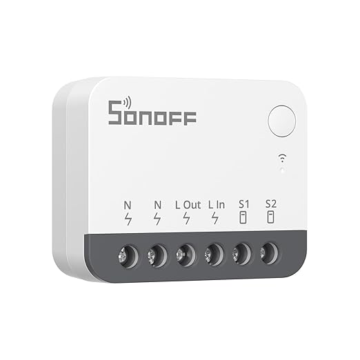 SONOFF ZigBee Smart Light Switch, SONOFF Zigbee Hub Required, Interruptor Inteligente Voice Control with Alexa & Google Home, Neutral Line Required Smart Home Device, Zigbee Switch ZBMINIR2