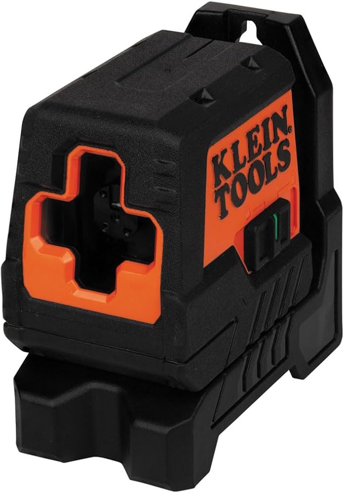 Klein Tools 93MCLG Self-Leveling Laser Level, Mini Cross-Line Level, Leveling Alignment Tool, Bright Green Horizontal and Vertical Lines
