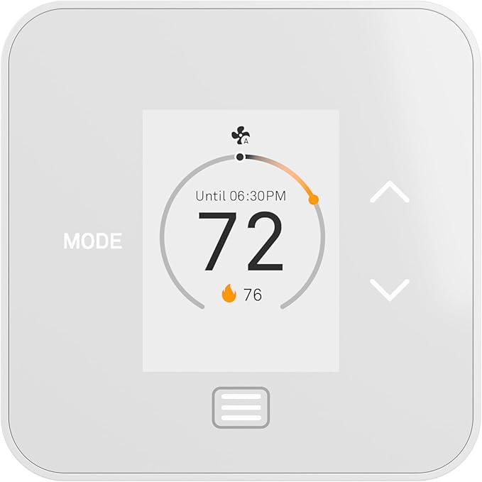 Lux TQ1 Smart Digital Thermostat for Home, Programmable WiFi with Matter Protocol for Temperature Control, DIY Install, C-Wire or Power Bridge Required - Works with Apple Home and Google Home