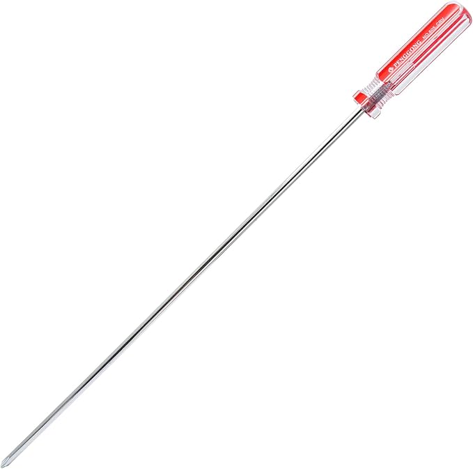 Phillips 12 Inch Long Screwdriver - Magnetic Tip, Extra Long Shaft Cross Head Screwdriver