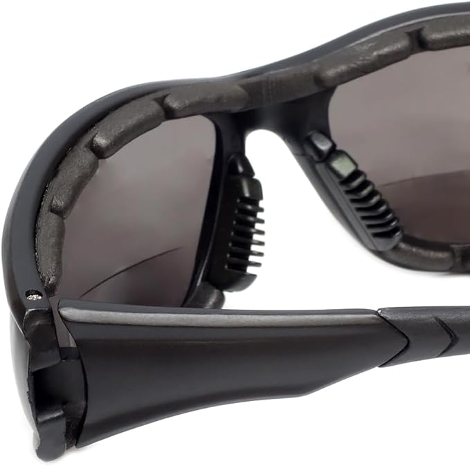 Calabria 23BF Sportster BiFocal Reading Safety Glasses Men Women UV Protection Wind Debris Anti Fog Slip Nylon Shatterproof