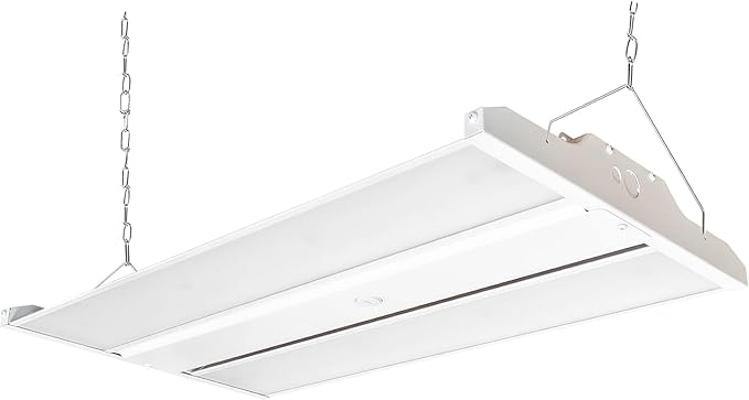 2FT LED Linear High Bay Fixture, 155W LED Shop Light, 20,925lm 135LM/W, 120-277V, 5000K Daylight Linear Hanging Light, UL&DLC Listed - 1PK