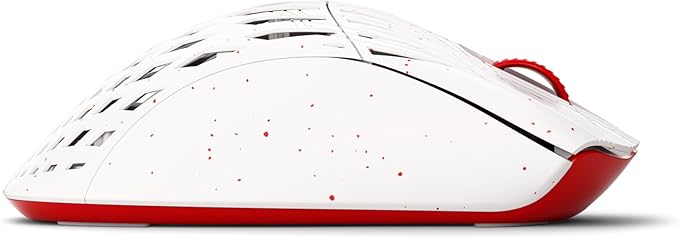 PWNAGE Stormbreaker Carbon Fiber MAX CF Wireless Gaming Mouse 8kHz - 45grams Ultralight Esports Pro Gamer Flawless Professional PAW3950 Optical Sensor 36k DPI - 8000Hz - Large Ergo -Frost Fire