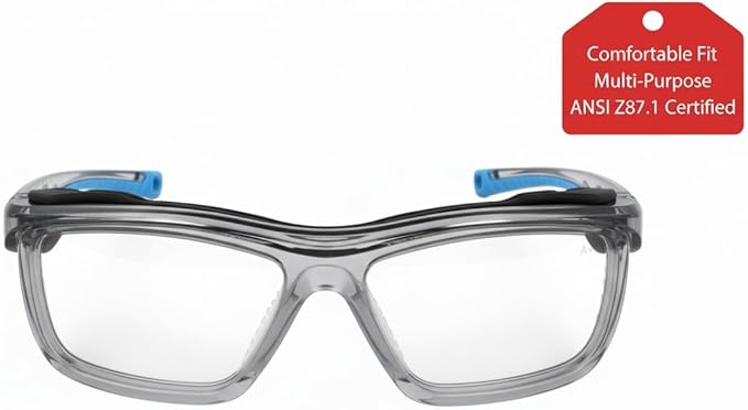 ORION - Safety Glasses Protective Eyewear for Men and Women - ANSI z87.1 Safety Glasses - Impact Resistant, Comfortable Eye Protection for Industrial, Construction, Consumer, and Sports