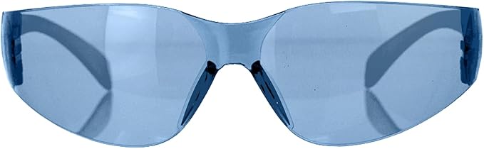 BISON LIFE Safety Glasses - Scratch Resistant Wrap Around Eyewear, Polycarbonate ANSI Z87.1 Impact Resistant Lens