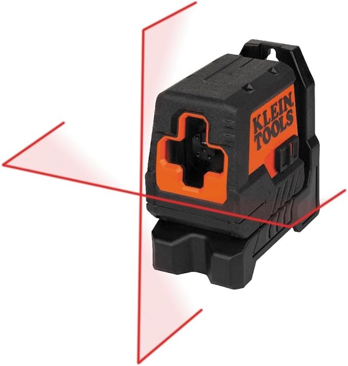 Klein Tools 93MCLS Self-Leveling Laser Level, Mini Cross-Line Level, Leveling Alignment Tool, Bright Red Horizontal and Vertical Lines