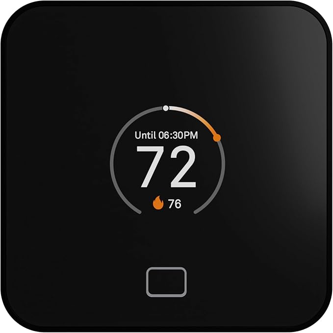 Lux TQ1 Smart Digital Thermostat for Home, Programmable WiFi with Matter Protocol for Temperature Control, DIY Install, C-Wire or Power Bridge Required - Works with Apple Home and Google Home
