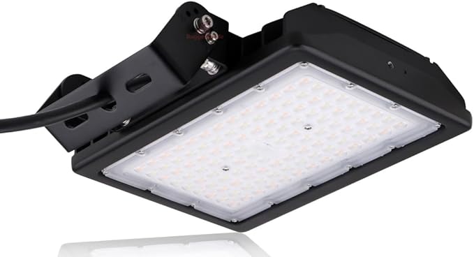 RuggedGrade 90W LED Flood Light | Kivo II CS Series | 13,050 Lumens | Color Selectable 3000K/4000K/5000K | Outdoor Waterproof Security Light | Yoke Mount Without Photocell | DLC 5.1 Premium