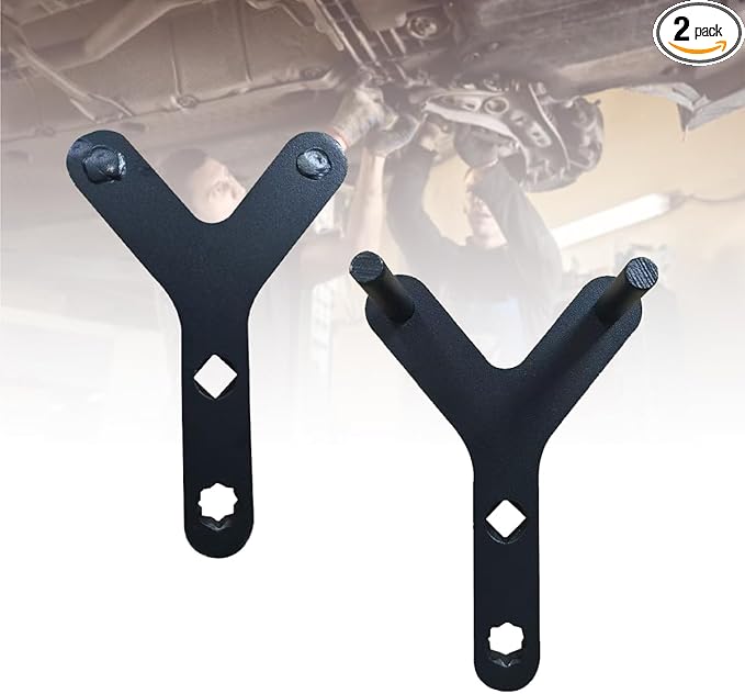 2Pcs lower Control Arm Prying Tool, Ball Joint Removal Tool, Lower Ball Joint Removal Tool, Universal Ball Joint Puller Kit for Car Truck SUV (Black)