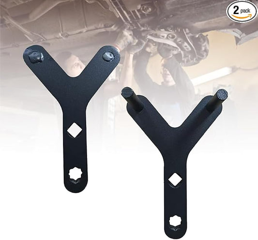 2Pcs lower Control Arm Prying Tool, Ball Joint Removal Tool, Lower Ball Joint Removal Tool, Universal Ball Joint Puller Kit for Car Truck SUV (Black)