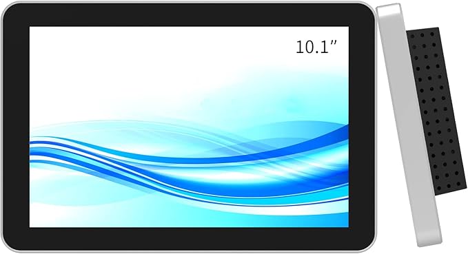 GreenTouch 10.1 Inch Desktop Wall Mountable Multi PCAP Touch Screen Monitor - HDMI/VGA/DVI Input,1280 * 800 Resolution Display