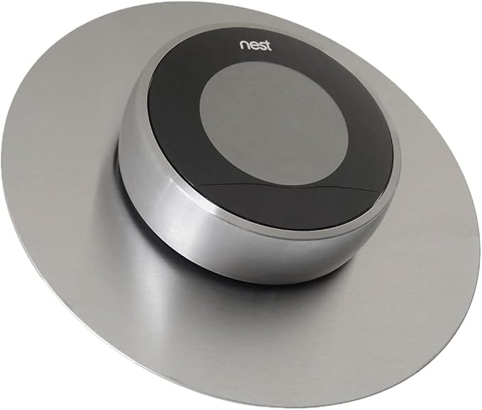 Performore Humble Abode Creations Nest Thermostat- 6" Stainless Steel Wall Plate Cover, Compatible with 1st, 2nd, 3rd Generations and Nest Thermostat E (Not Compatible with 2020 New Models)