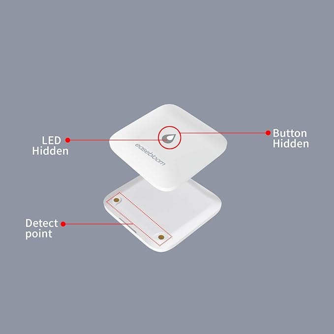 Water Leak Detector for Home - Hub & Mini Water Leak Sensor 4-Pack,App Notifications,Sensors for Kitchen/Bathroom,Smart Water Leak Sensor