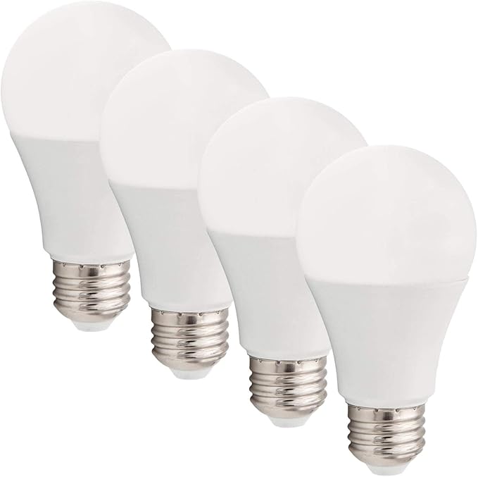 Maxxima Smart WiFi Light Bulb, LED Color Changing A19 Luvoni Bulb, Compatible with Alexa and Google Home Assistant, 800 Lumens, Bluetooth/WiFi Enabled, Controlled via App, 4-Pack