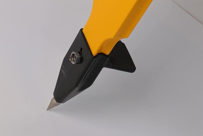 Fiberglass Surveying Tripod, Heavy Duty Yellow Fiberglass and Wood Tripod with Dual Clamp and Copper Center Screw for Robotic Total Stations and Theodolite (Flat Head-B)