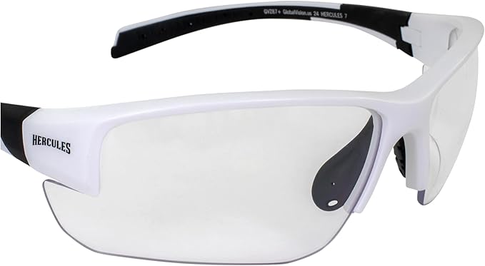 Global Vision Hercules 7 Auto-Darkening Photochromic Safety Sunglasses Clear to Smoke Lens ANSI Z87.1 Transitional Glasses