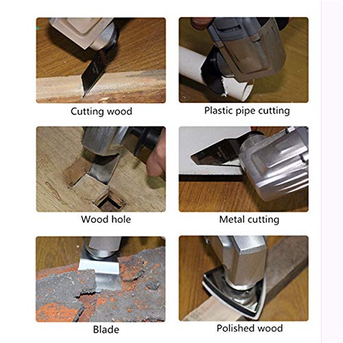 20PCS Bi-Metal Oscillating Multitool Quick Release Oscillating Saw Blades Fits Fein Multimaster, Porter Cable, Black&Decker, Bosch Craftsman, Ridgid, Makita, Milwaukee, Dewalt etc