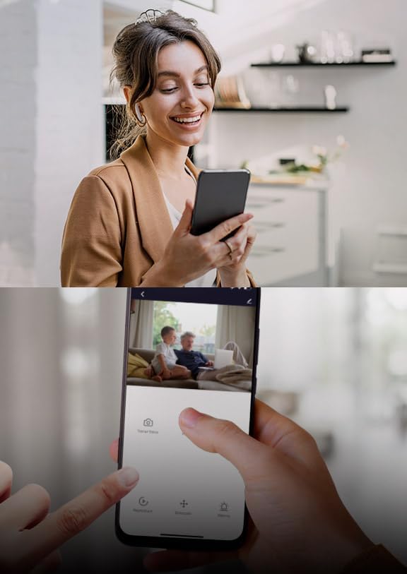 Nexxt Solutions Smart Wi-Fi Indoor Pan and Tilt Camera - 2K HD, Motion Detection, Night Vision, Two-Way Audio, Remote Access Alexa & Google Home Compatible | Camara de Seguridad