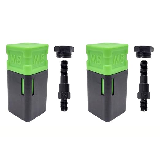 2PCS Riveting nut Tool Replacement Mandrel, Metric and SAE Mandrel (M8)