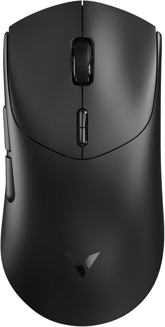 Rapoo VT7 Wireless Gaming Mouse, True 8K Wireless Polling Rate, 53g Lightweight, Up to 500 Hr Battery, Nordic nRF54L15 MCU, 100-Million Mechanical Switch, 10 Programmable Buttons, Black