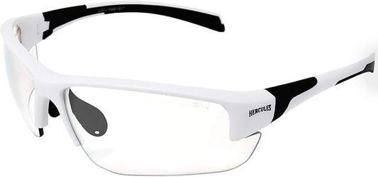 Global Vision Hercules 7 Auto-Darkening Photochromic Safety Sunglasses Clear to Smoke Lens ANSI Z87.1 Transitional Glasses