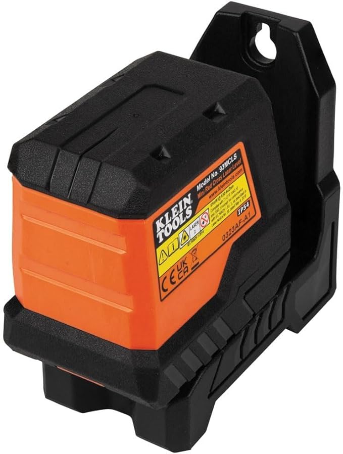 Klein Tools 93MCLS Self-Leveling Laser Level, Mini Cross-Line Level, Leveling Alignment Tool, Bright Red Horizontal and Vertical Lines