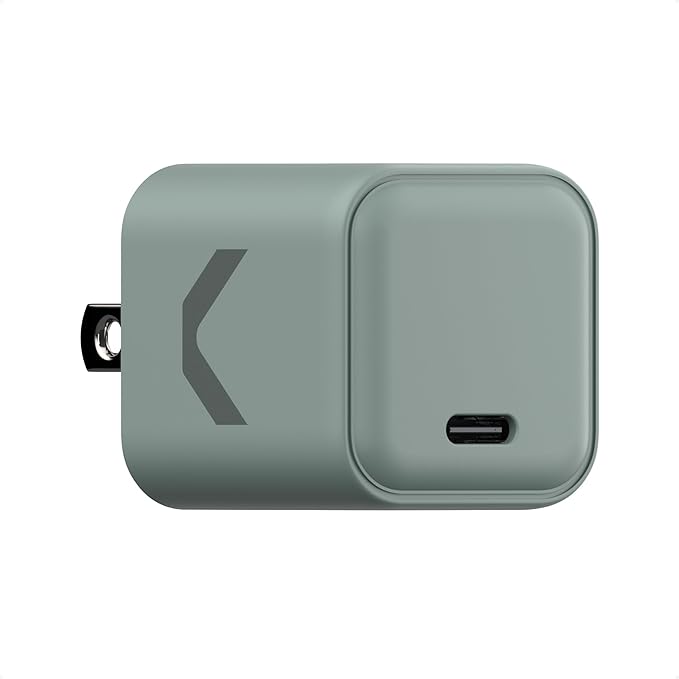 CLEMM Core 35W USB-C Charger, Core GaN PPS, USB-C Power Adapter for iPhone 16/15/14/13/12/11/X, Galaxy S24 Ultra/S23 (Core 35)