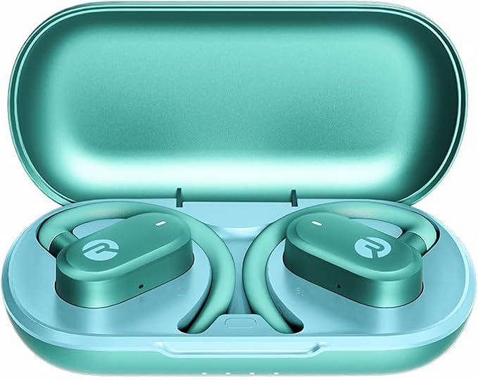 Raycon Everyday Open Earbuds – True Wireless Open Ear Bluetooth Headphones, Hook Design, IPX5 Water Resistant, 40 Hours of Battery Life (Mint)