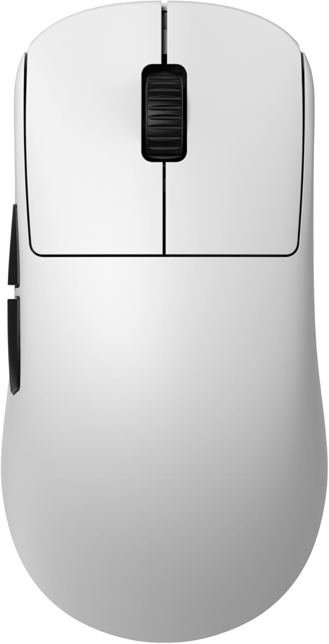 ENDGAME GEAR OP1we Wireless Gaming Mouse, CompX CX52850 Microcontroller, Pixart PAW3370 Optical Sensor, Mod-Friendly, Hybrid Skate Design, Claw Grip, 2.1 oz, White