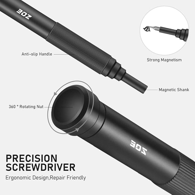 Precision screwdriver set,70 in 1 mini tool kit,with 42 magnetic bit,Small screwdriver set for Pc,laptops,Tablets,Electronics,Apple watches,Computers, LCD screens,Phone repair tool