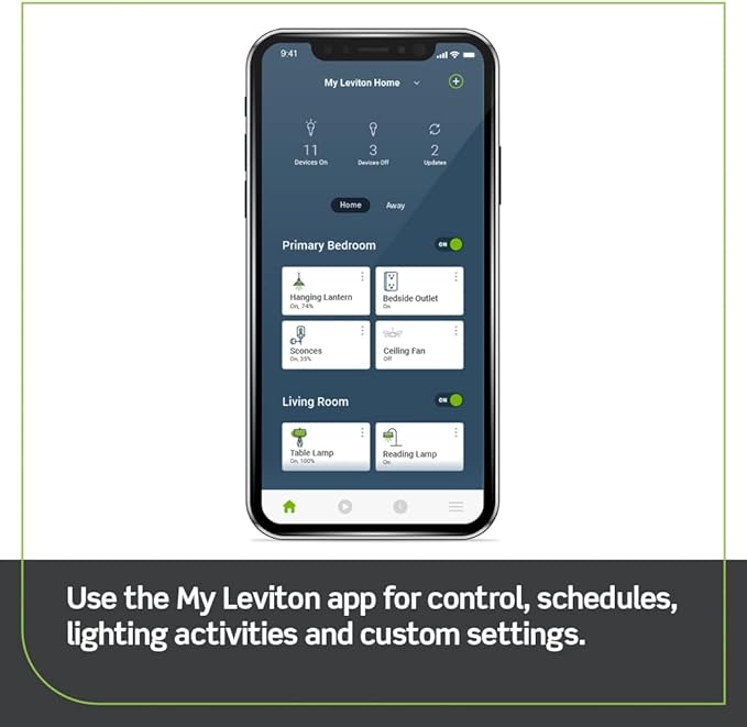 Leviton Wi-Fi Bridge for No-Neutral Decora Smart Dimmers and Switches (DN6HD and DN15S), Works with My Leviton, Alexa, Google Assistant, Apple Home/Siri & Wire-Free 3-Way, MLWSB-1RW, White